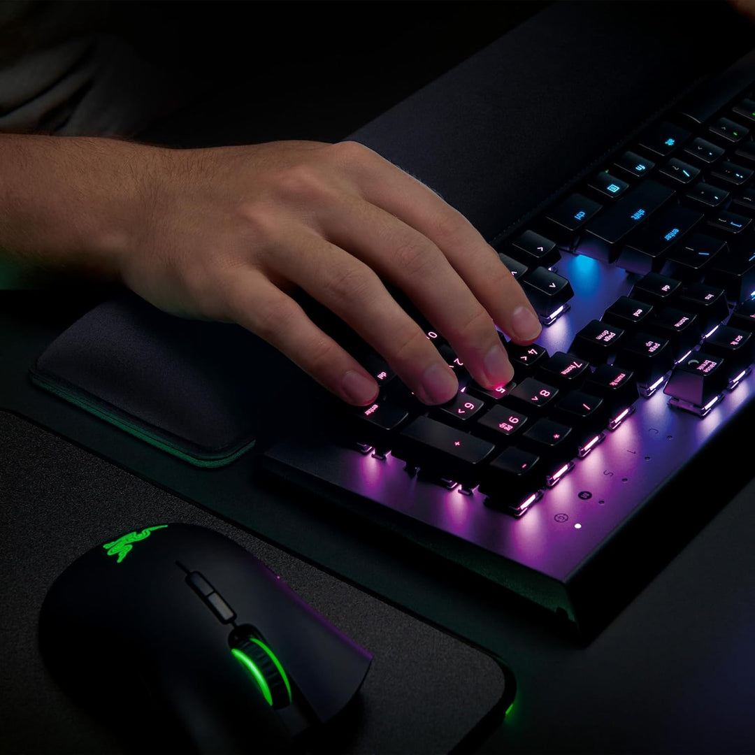 Razer Wrist Rest - Ergonomische Handballenauflage für Gaming Tastaturen im Full-Size-Format (Polster