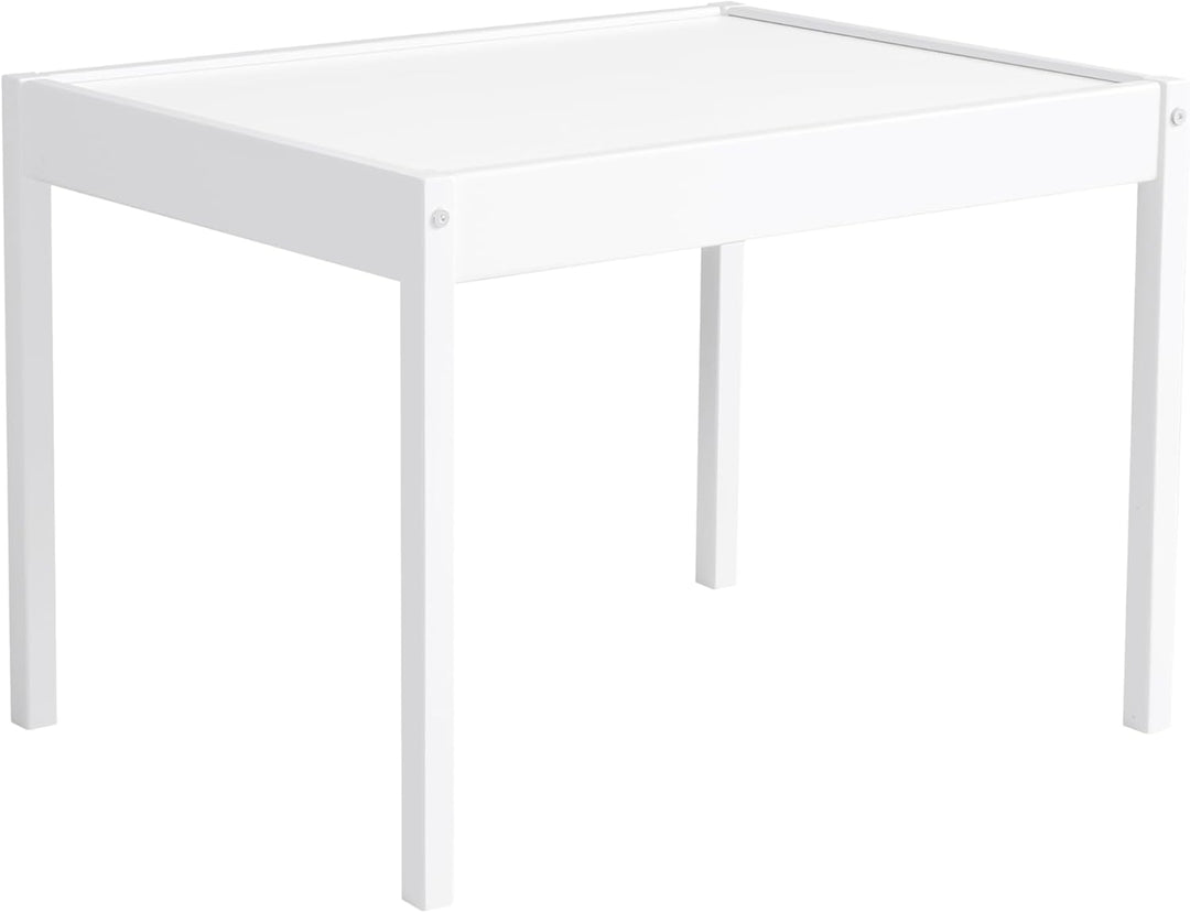 Baby Relax Tisch-und Stuhlset, White, Mittel Weiss, Weiss