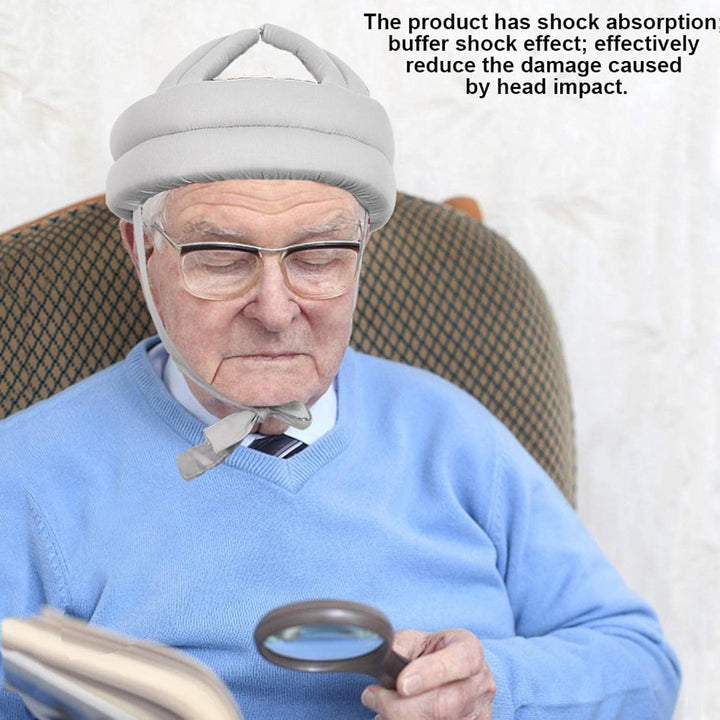 Anti-Fall-Kopfschutzhelm, Schutzhut Elder Head Cap Schutzhelm Old Man Anti-Kollisions-Absturzsicheru