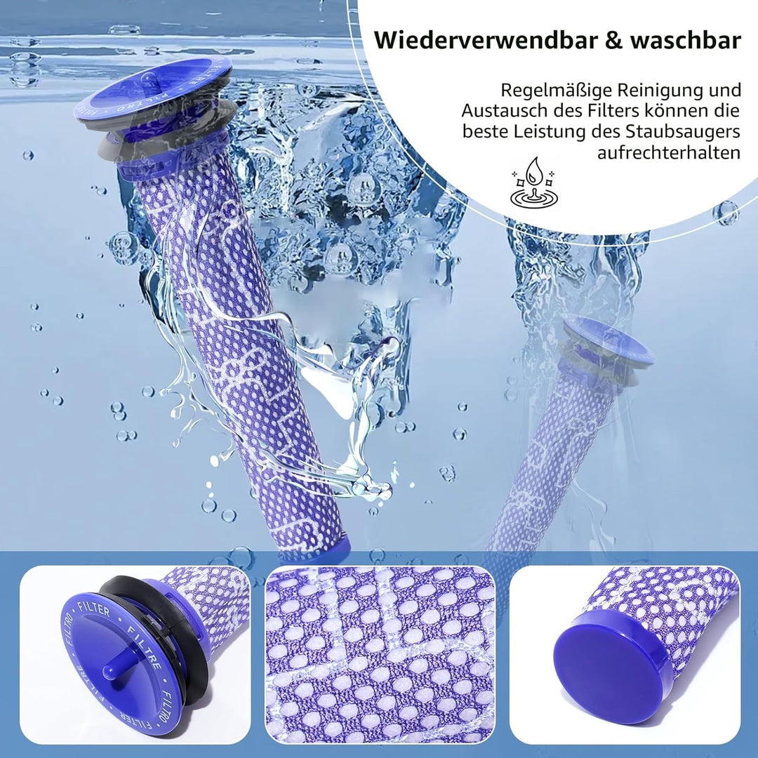 Motor Heckabdeckung + Filter + Vorfilter Set Ersatz für Dyson V6 DC58 DC59 DC61 DC62 DC74 Staubsauge
