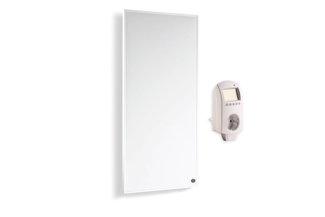 Infrarot Heizung mit Thermostat 1000 Watt - 5 Jahre Herstellergarantie - Überhitzungsschutz - TÜV -