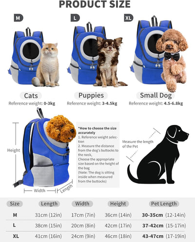 PETCUTE Rucksack für Haustier haustiertragetasche Rucksack Haustier Tasche für Hunde Airline Genehmi