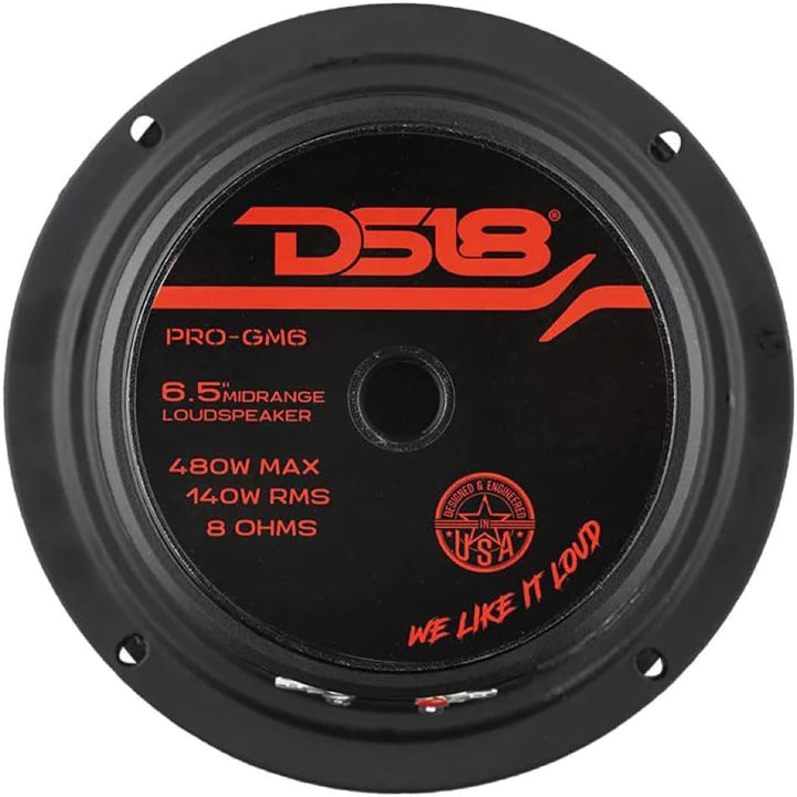 1 MIDRANGE DS18 PRO-GM6 Lautsprecher 16,5 cm 165 mm 6,5" Durchmesser 140 Watt RMS und 480 Watt max.
