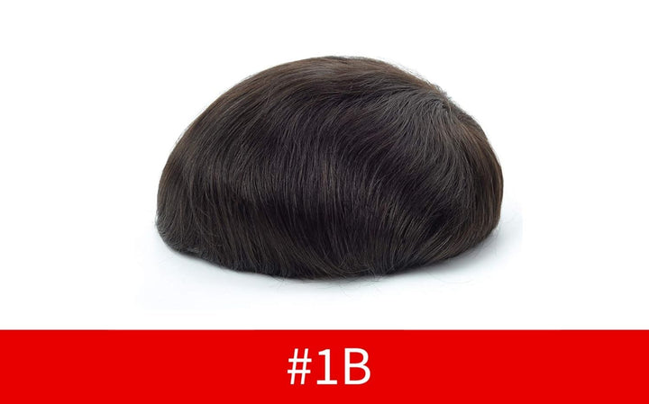 Lordhair Perücke Männer,Realität Toupet, 0,08 mm Dünne Leder Basis 20 * 25 CM Leichtes Haarersatzsys