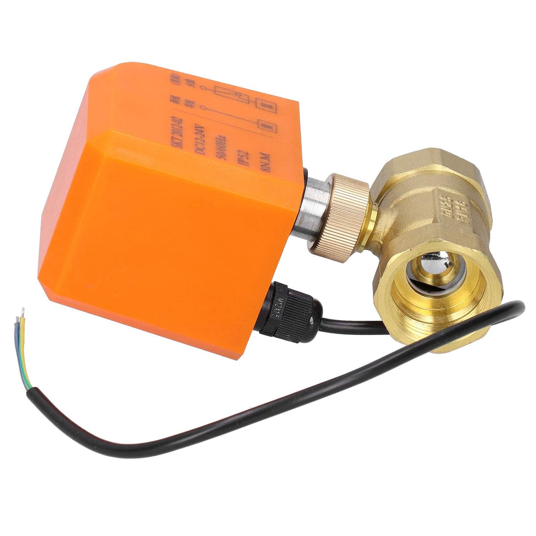 Motorisiertes Kugelhahnventil, elektrisches 2-Wege-Kugelhahnventil, DC 12V 24V DN25 2-Draht-motorisi