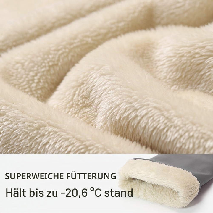 vislivin Vollhand Touchscreen-Handschuhe für Damen Leder Handschuhe Warmer Winter SMS Autofahren Han