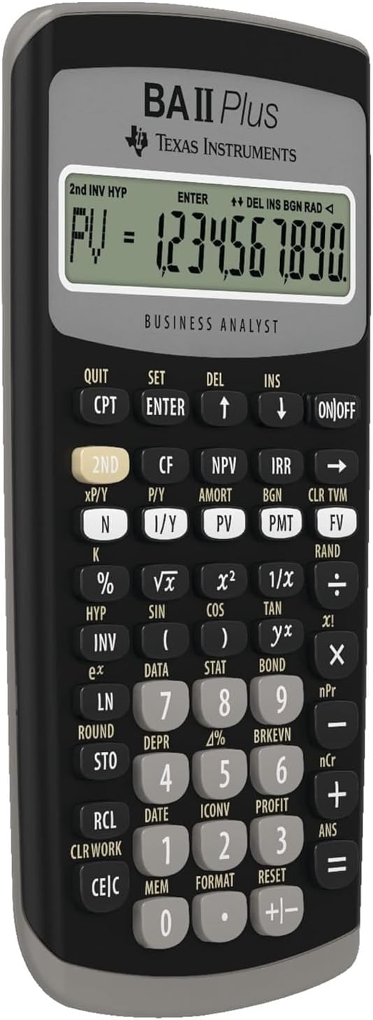 Texas Instruments BA-II PLUS Finanzrechner