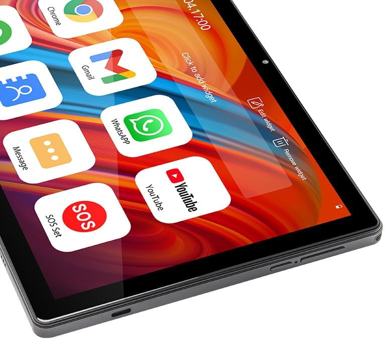 Lipa F50 Senioren-Tablet - Senioren Handy - Senioren Telefon 4G - Mit Dockingstation - 10,1 Zoll - 4