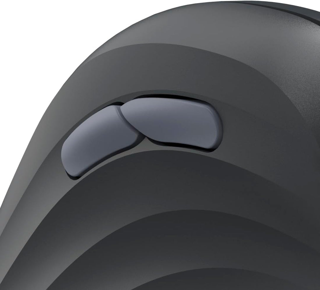 Hama Vertikalmaus für Linkshänder, Bluetooth/Funk (Multi Device, optische Maus ohne Klickgeräusch, 8