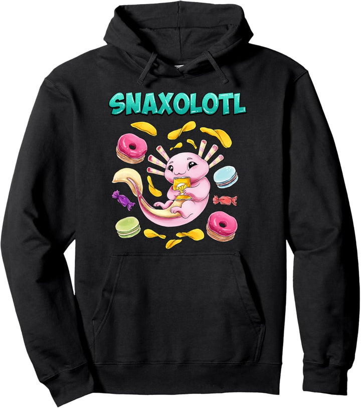 Snaxolotl Axolotl Pullover Hoodie