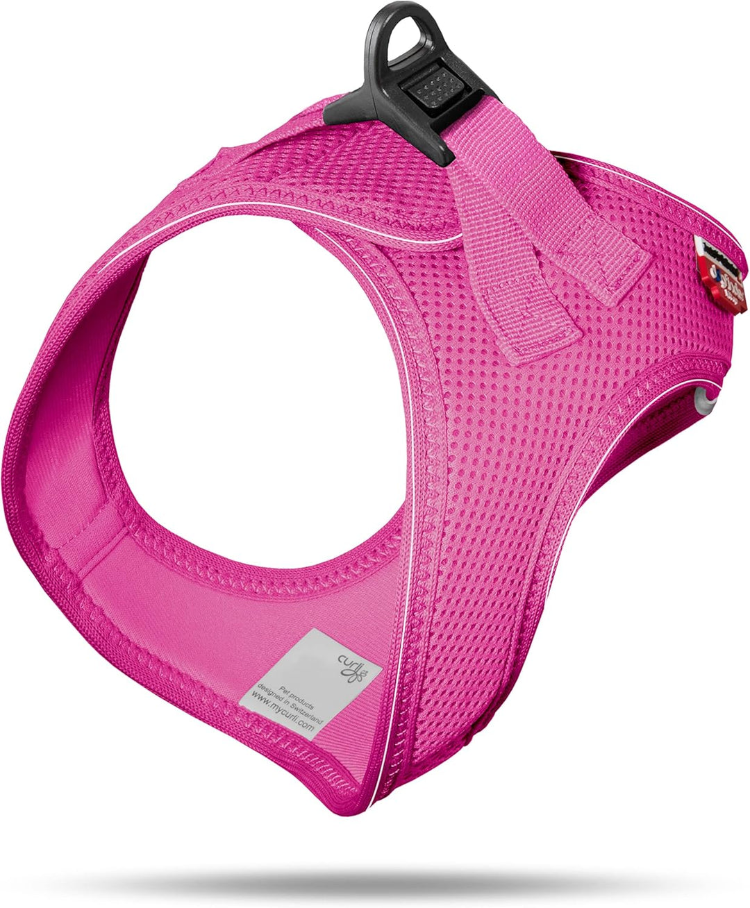 Classic Vest Harness Air Mesh mit curli D-Ring Buckle Fuchsia XS mit curli D-Ring Buckle XS Fuchsie,