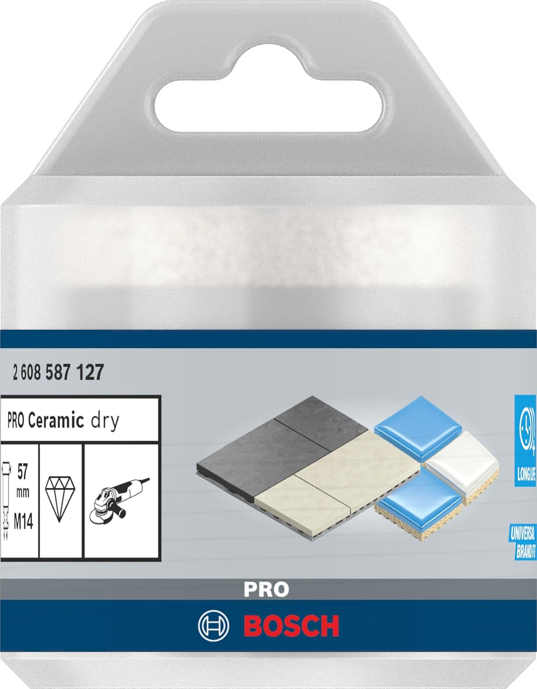 Bosch Professional 1x Diamanttrockenbohrer Dry Speed Best for Ceramic (für Trockenbohren von Hartker