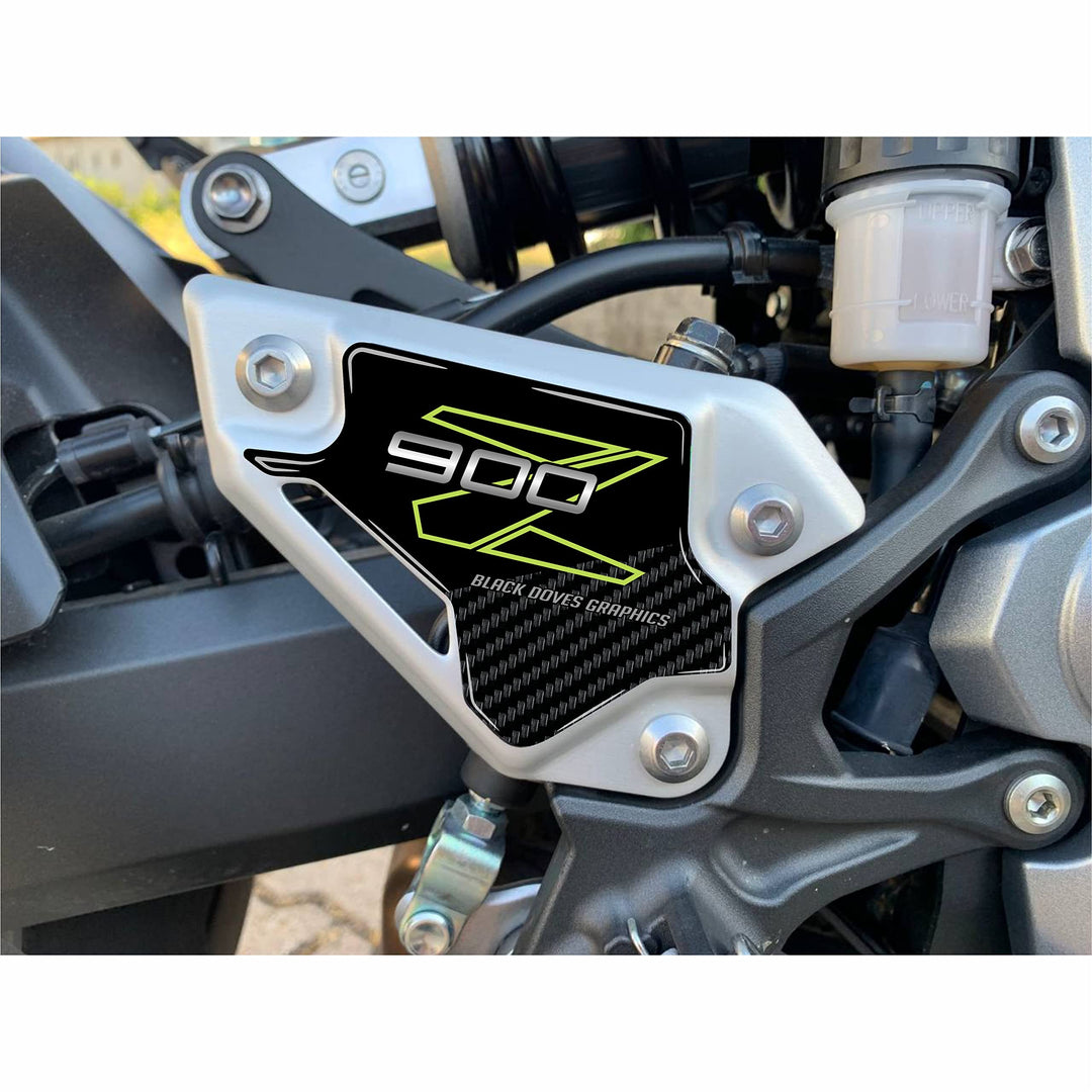 Harzbeschichtete Einstiegsleistenaufkleber Kompatibel mit MOTO KAWASAKI Z900 Z 900 (Einstiegsleisten