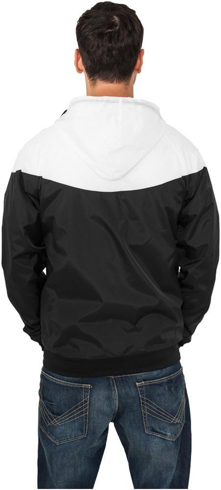 TB148 Arrow Windrunner Joggingjacke, Grösse:L;Farbe:blk/wht