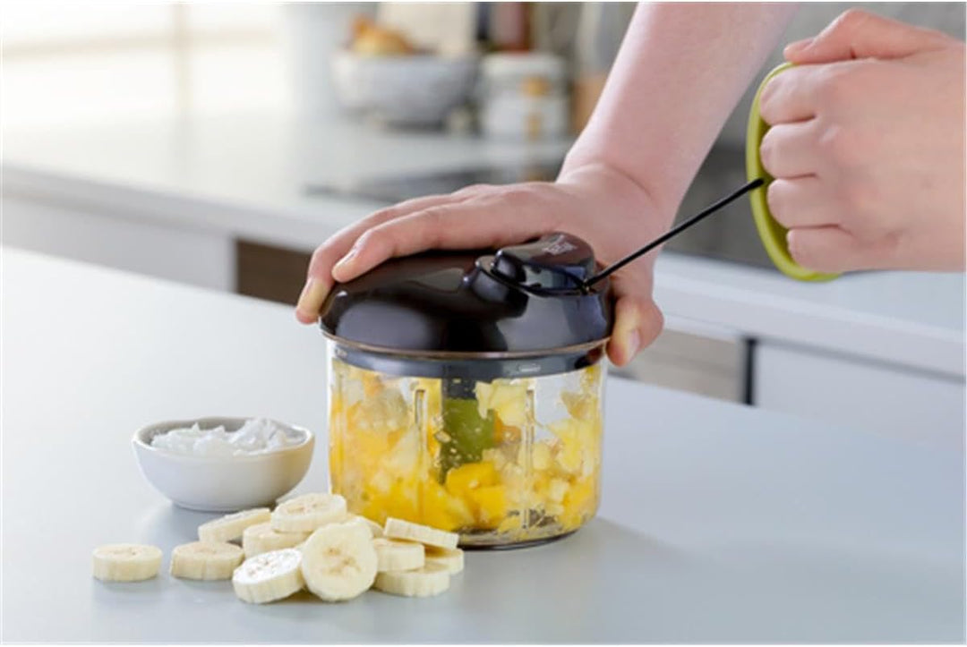 Tefal K13204 Ingenio 5-Sekunden-Zerkleinerer ohne Strom | Fassungsvermögen: 900ml | Multizerkleinere