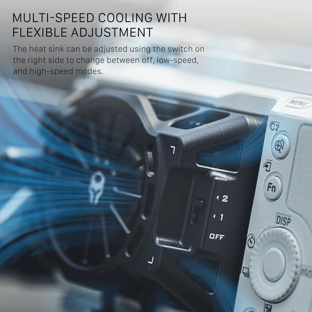 Tilta Kühlsystem Kompatibel mit Sony ZV-E1 mit Multi-Speed-Lüfter und Rändelschrauben Kompakt und le
