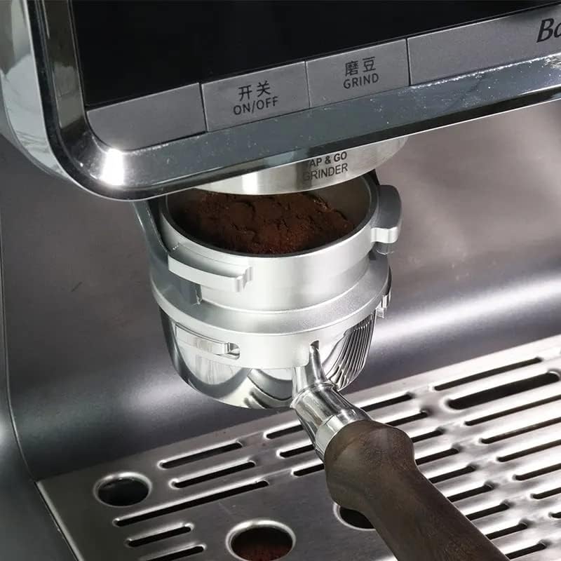 CAPFEI Kaffee Dosierring 58mm für CASABREWS Ultra/Beem/Cecotec Cumbia Siebträger 58mm 3 Ohren - Silb