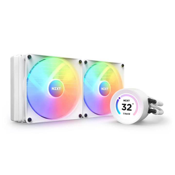 NZXT Kraken Elite 280 RGB - RL-KR28E-W1-280mm AIO CPU Wasserkühlung - 2,36" LCD Display 640x640-2x14