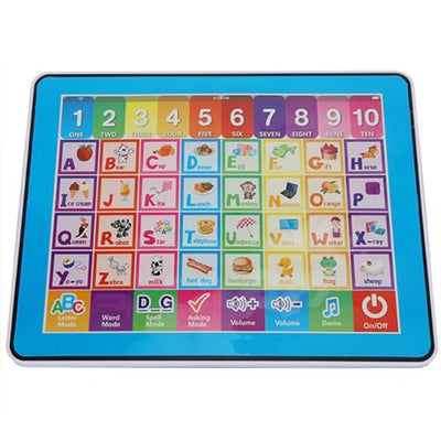 Kinder Lernspass Tablet Baby Smart Toucher Play Tablet Kind Musik ABC lernen Spielzeug für Buchstabe