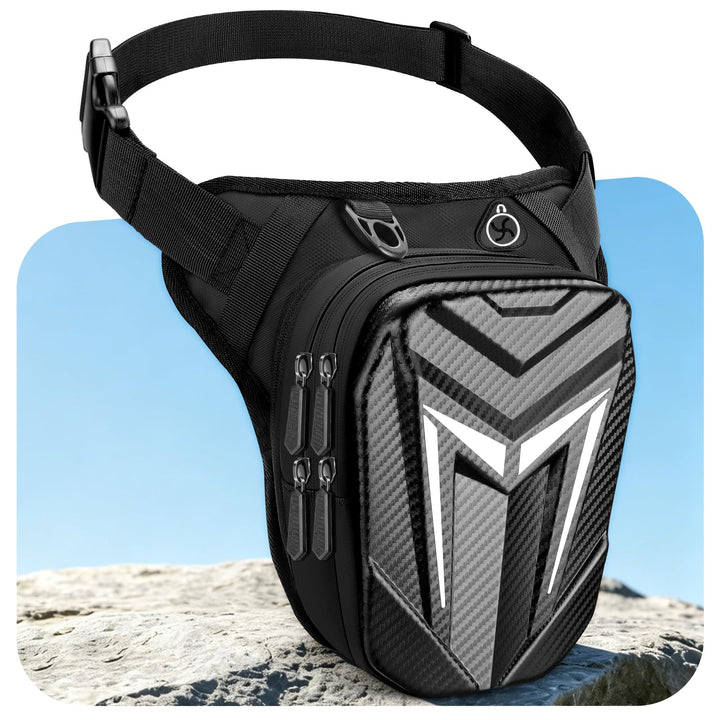 Beintasche Motorrad, wasserdichte Oberschenkeltasche Gürteltasche, Robuste Eva Motorrad Tasche Bein,