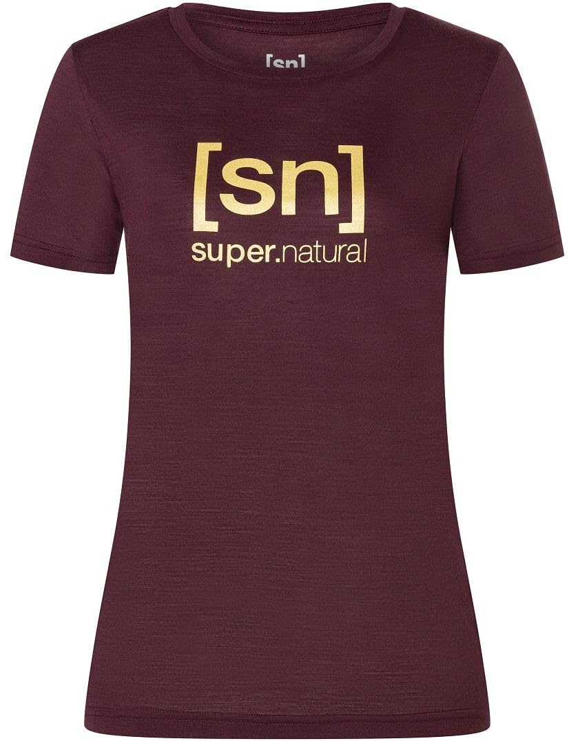 super.natural Pine Cone Tee Women M Wine Tasting-gold, M Wine Tasting-gold