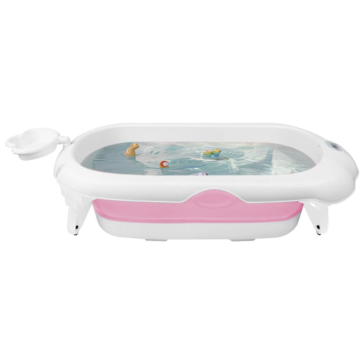 Faltbare Babybadewanne, geeignet für Babys von 0 bis 36 Monaten, ergonomisch und platzsparend, ideal