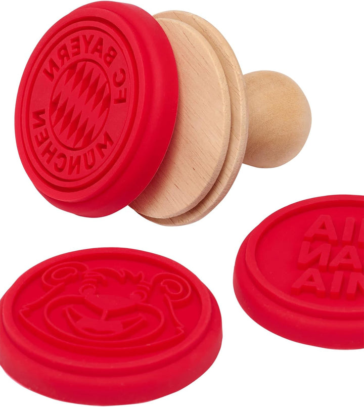FC Bayern München Keksstempel I Plätzchenstempel I 3er Set I Rot