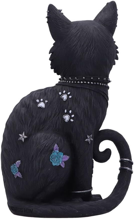 Nemesis Now Nine Lives Katzenfigur, Schwarz, 22 cm, B5886V2 22 cm Schwarz, 22 cm Schwarz
