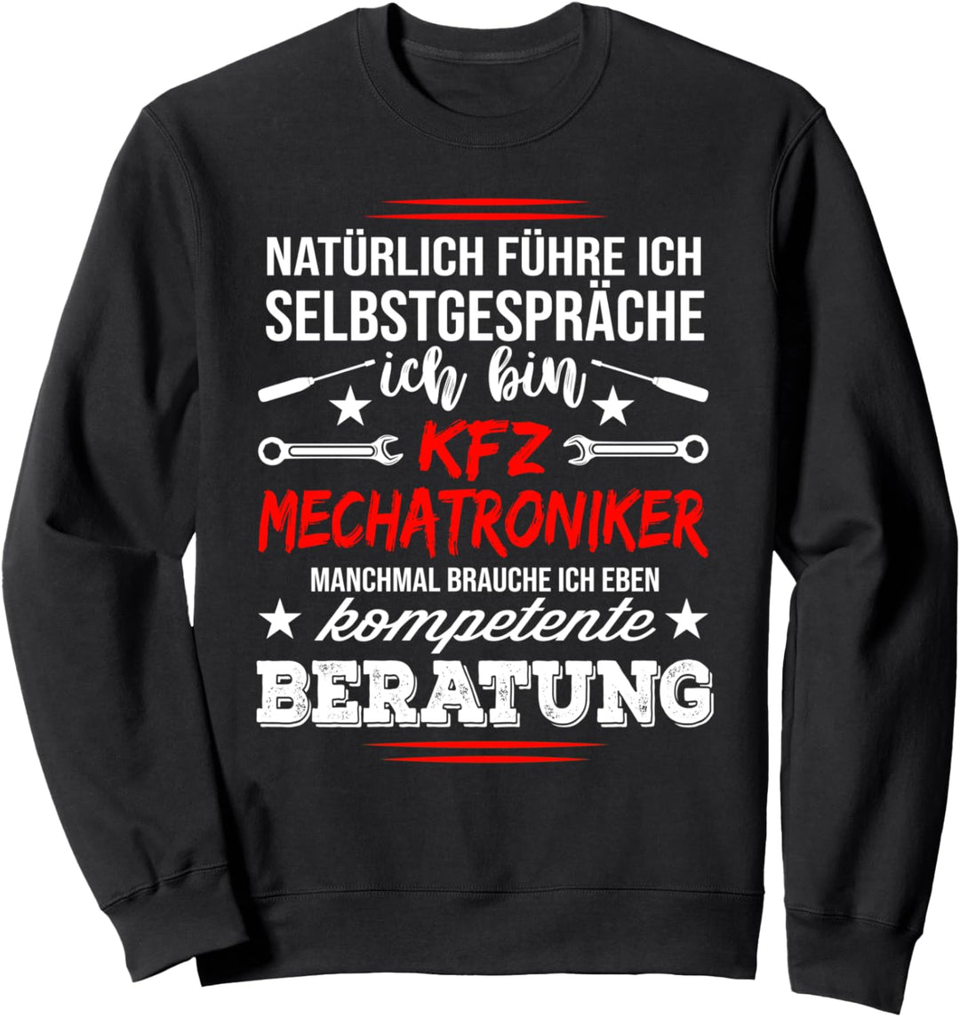 Kfz Mechatroniker Selbstgespräche Lustiges Kfz Mechaniker Sweatshirt
