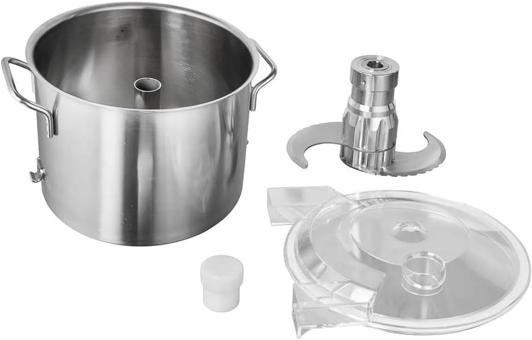 GastroHero Kutter I 9L Tischkutter I Cutter für Wurst Gemüse Brot I Edelstahl I Vegetables Cutter I
