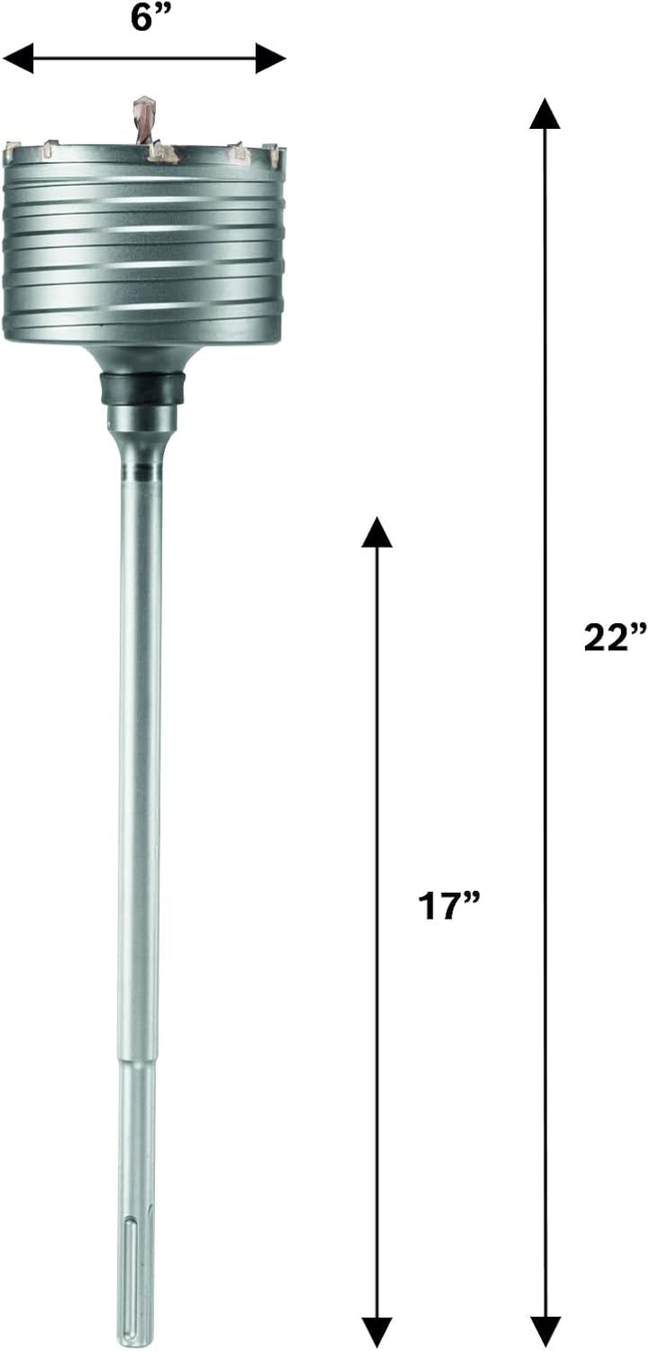 BOSCH HC8595 SDS Max Kernschneider, 15,2 x 43,2 x 56,9 cm 6 In Diameter Länge: 56 cm, 6 In Diameter
