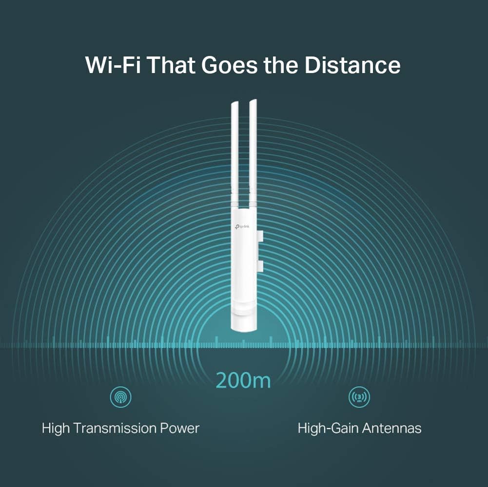 TP-Link EAP110-Outdoor Outdoor WLAN Access Point (300Mbit/s 2,4GHz, Omada SDN, unterstützen nur pass