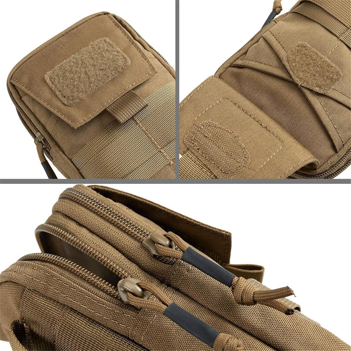 EXCELLENT ELITE SPANKER Taktische Molle Hüfttaschen Nylon EDC Tasche Handytasche Hüfttasche für iPho