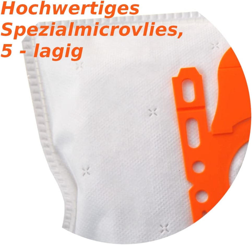 20 Staubsaugerbeutel 5-lagig für Siemens Bosch geeignet und kompatibel mit Swirl S62 S67 S68 Geeigne