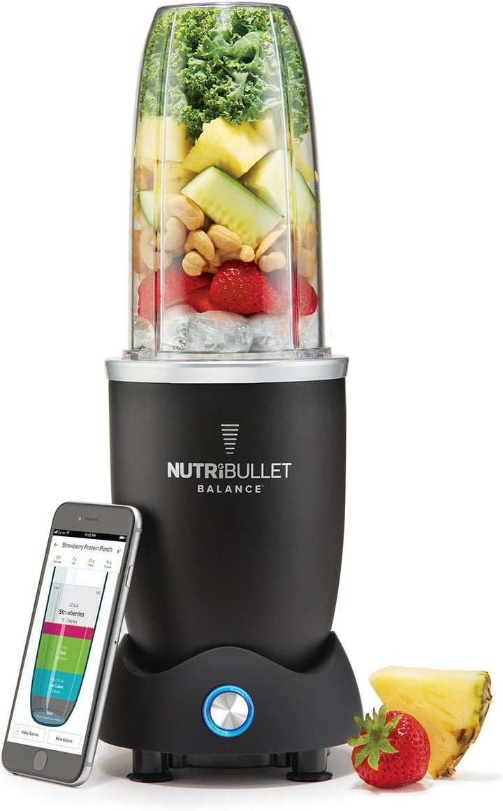 NutriBullet Balance - 1200W schwarz – Mixer mit Extraktor-Klinge macht Superfood aus einfachen Leben