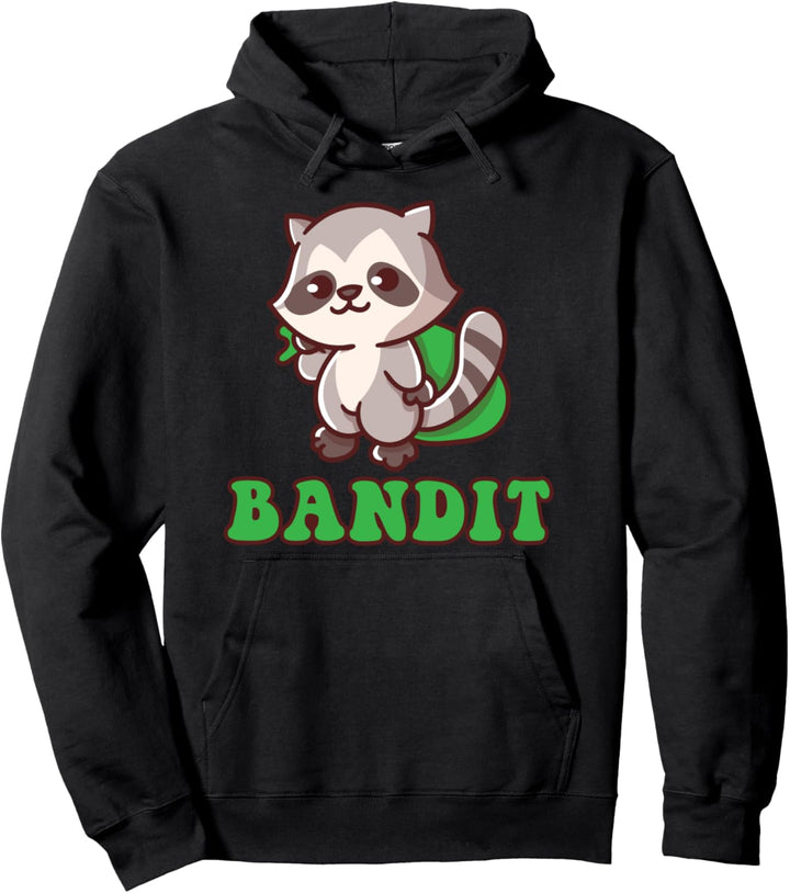 Bandit Süsser Verbrecher Müllpanda Tierfreund Waschbär Pullover Hoodie