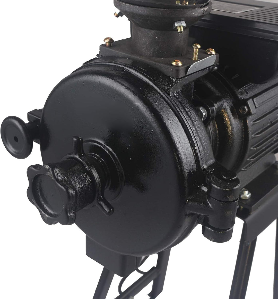 Getreidemühle Mit Trichter 2200W 220V Elektrisch Getreidemühle Kornmühle Einstellbare Dicke Schrotmü