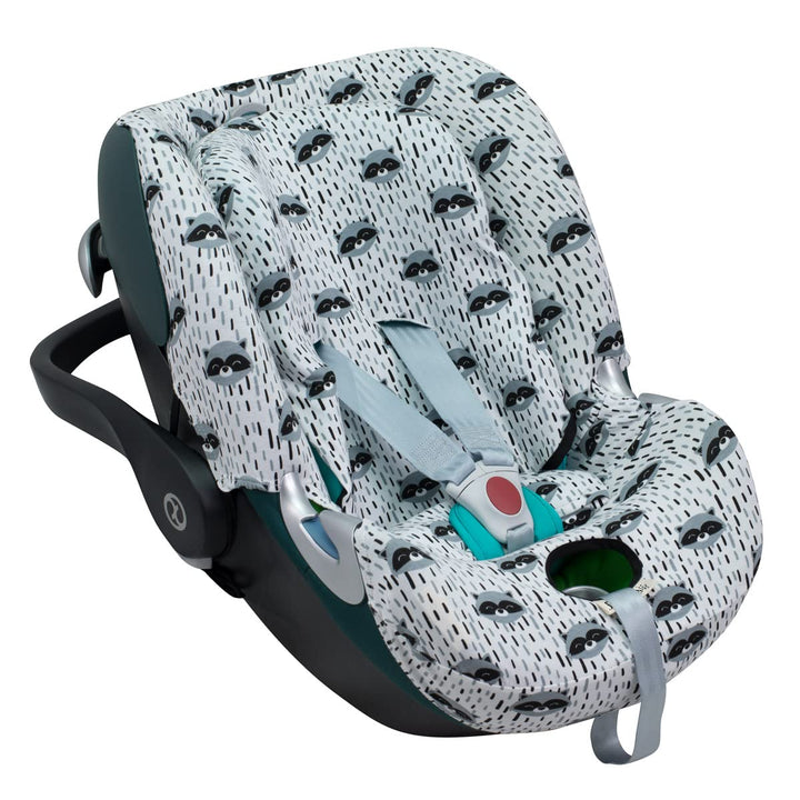 JYOKO Kids Bezug für Autositz kompatibel mit Cybex Aton Cloud- Q-M-2-4-5, aus Baumwolle (Aton Q, Rac