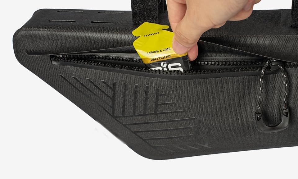Topeak MidLoader DryBag M Rahmentasche Schwarz 3 L, wasserdichte Bikepacking Fahrradtasche aus TPU u