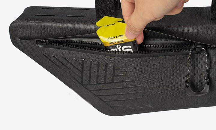 Topeak MidLoader DryBag M Rahmentasche Schwarz 3 L, wasserdichte Bikepacking Fahrradtasche aus TPU u