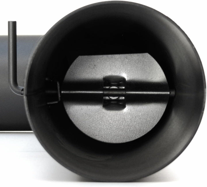 raik Rauchrohr/Ofenrohr-Set 180 mm Durchmesser inkl. Rohrbogen 90° 3-teilig Wandrosette Doppelwandfu