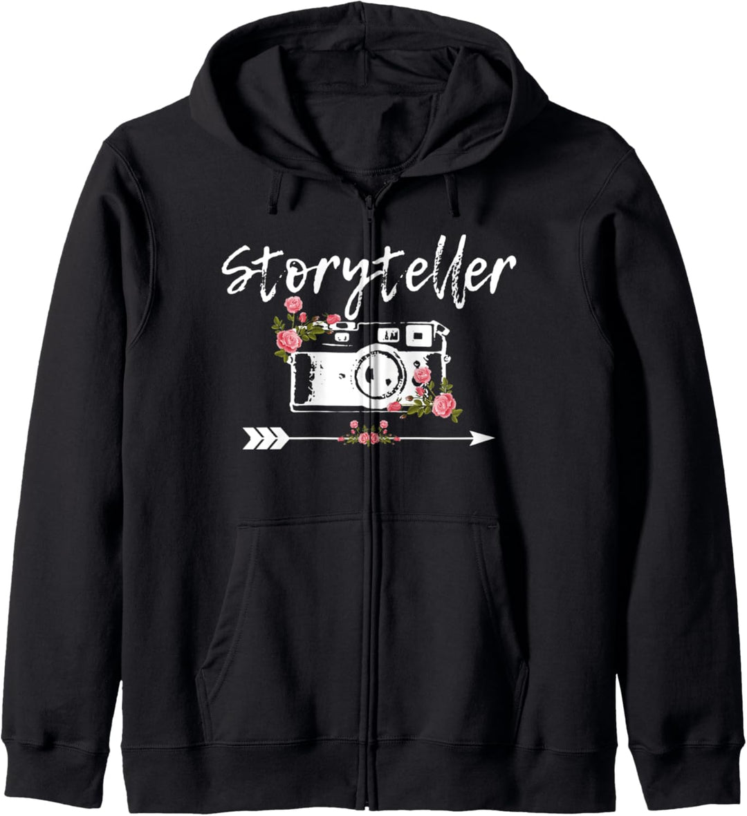Fotograf Vintage Kamera Storyteller Fotografie Geschenk Kapuzenjacke