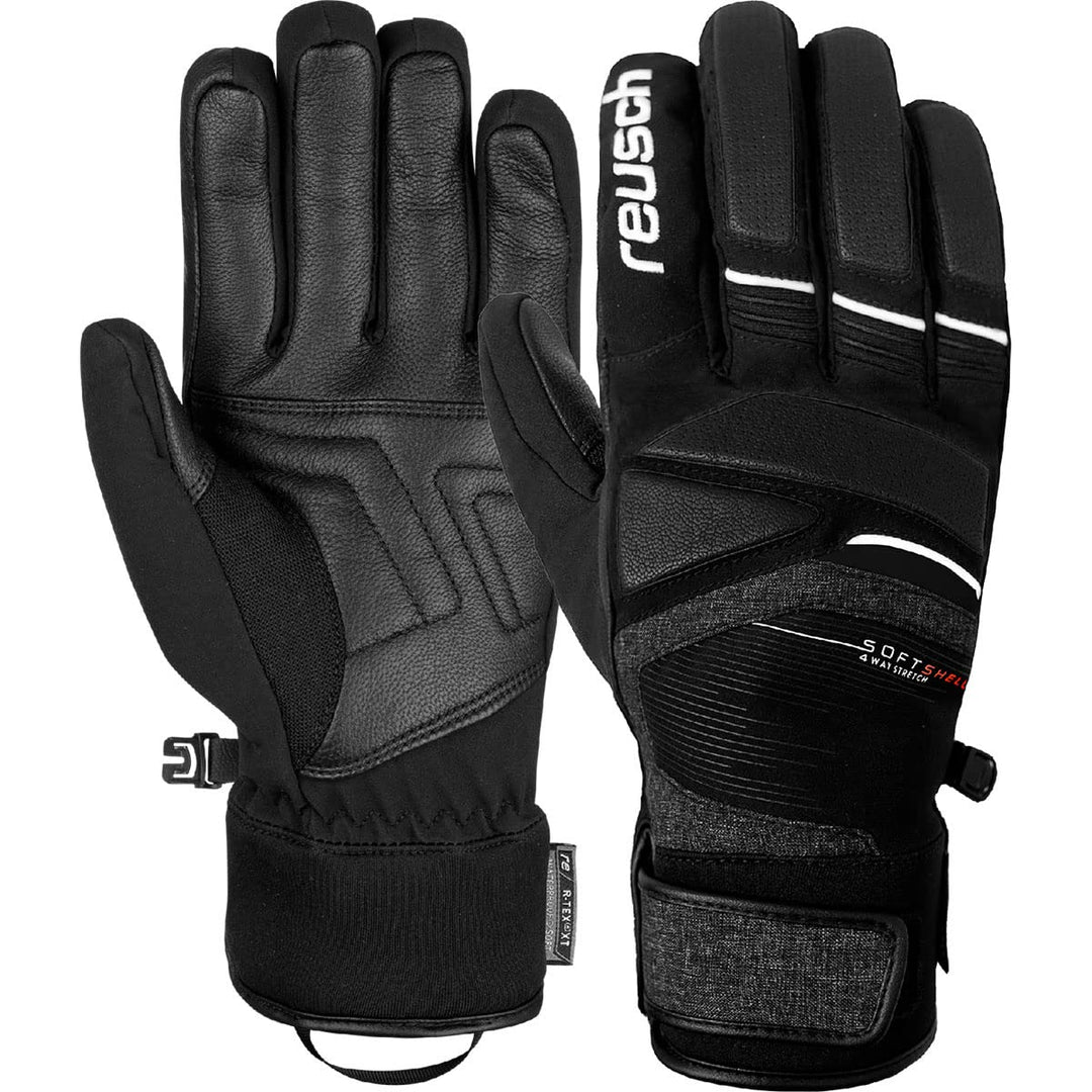 Reusch Herren Storm R-tex Xt Handschuhe 8.5 black / white, 8.5 black / white