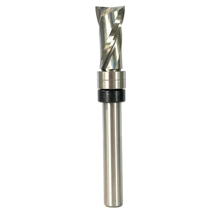 Sinoprotools Spiralfräser 8mm Schaft Upcut, VHM Fräser 25.4mm Schnittlänge,Bündig-Profilfräser für H