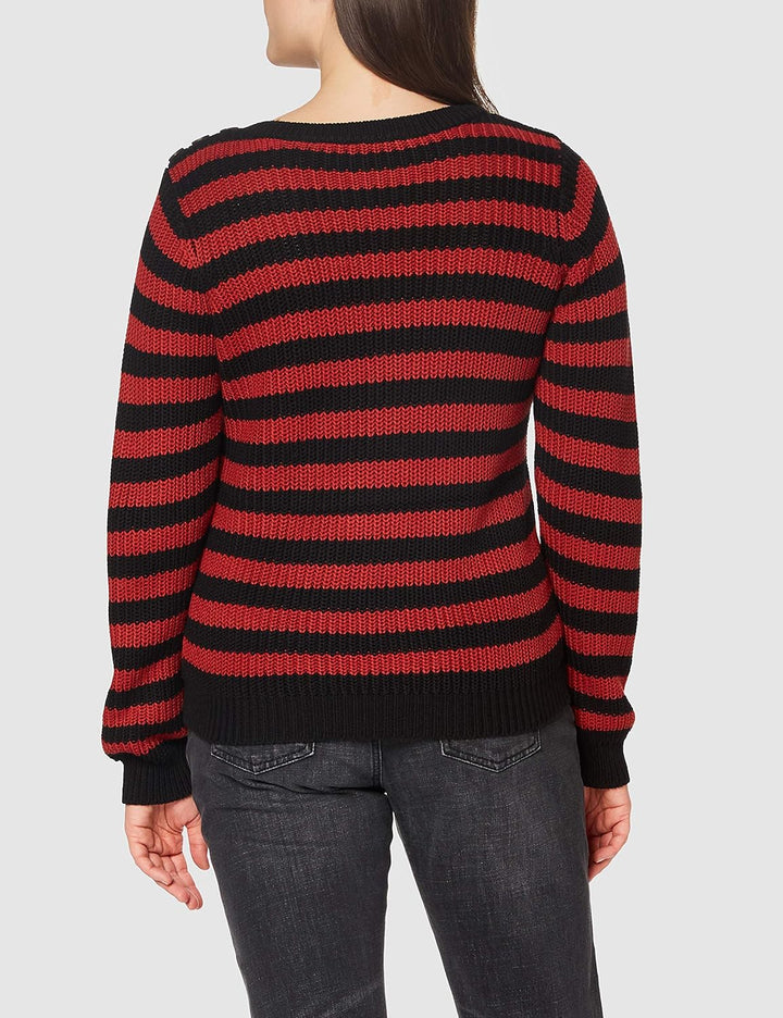 Blue Seven Damen Struktur, Rundhals Pullover 44 297 Ziegel Orig, 44 297 Ziegel Orig