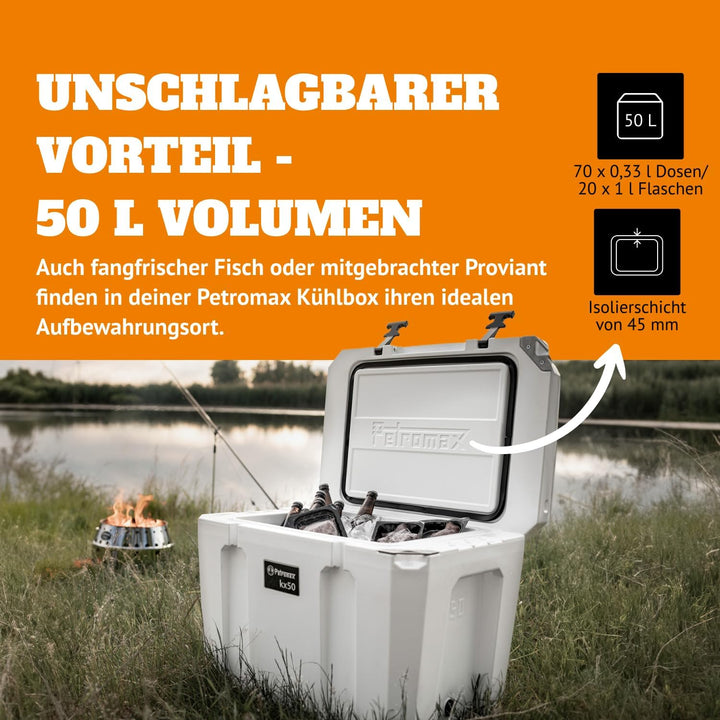 Petromax Kühlbox, Passive Kühlung, Eiskühldauer bis zu 12 Tage, in verschiedenen Grössen & Farben 25
