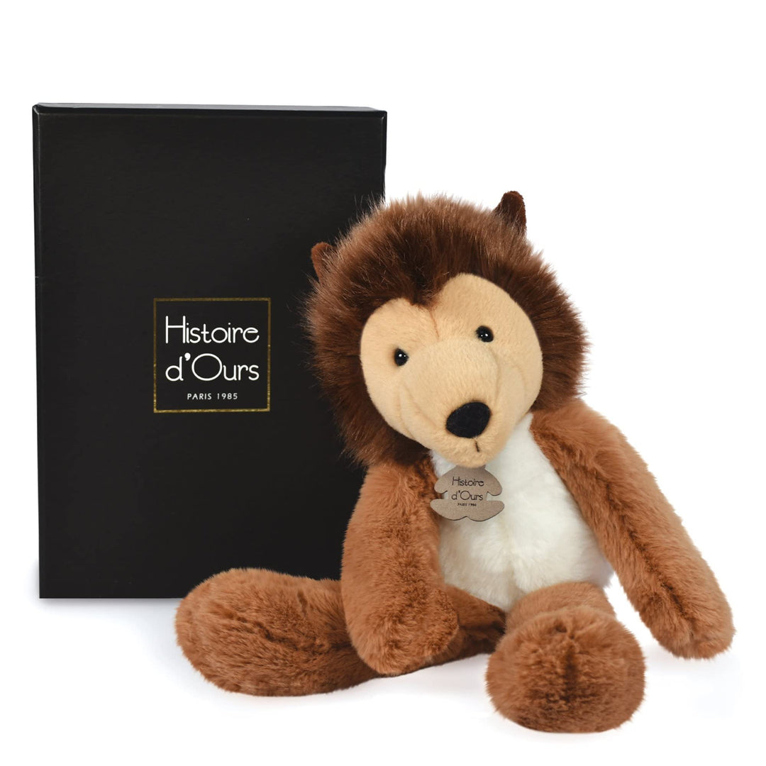 Histoire d'ours – Plüschtier Hund – Kuscheltier Colley – Braun – 30 cm – Les Ebouriffes – HO3160
