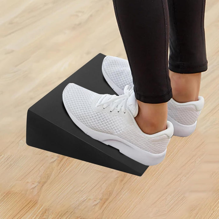Squat Wedge, Non Slip Yoga Slant Board, High Density Foam, 12.8x11.81x3.54 Inches, Stretching Equipm
