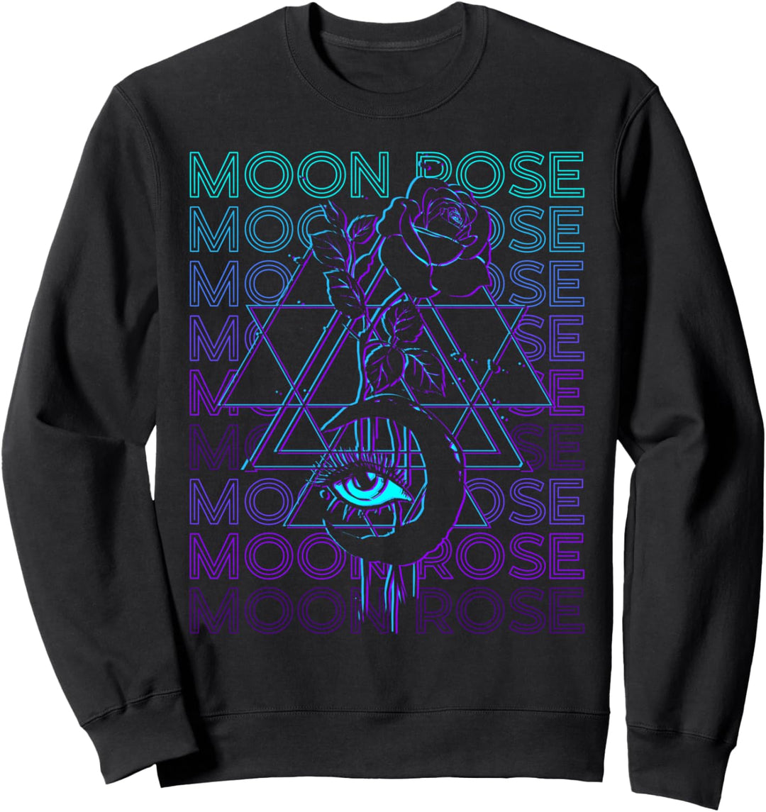 Mond Rose Hexe Hexe Gothic Retro Sweatshirt