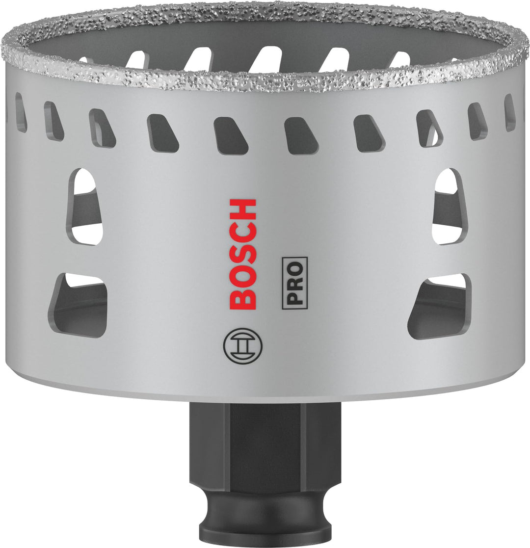 Bosch 1x PRO Tile Power Change Plus Lochsäge (für Harte Fliesen, Weiche Fliesen, Ø 68 mm, Profession